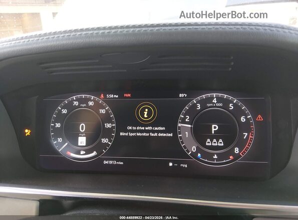 SALGS2SV5KA546893 2019 LAND ROVER RANGE ROVER Light Blue უკანა სავარძლების ხედი
