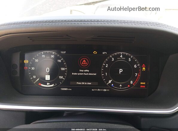 SALGS2SV7KA543834 2019 LAND ROVER RANGE ROVER Black 