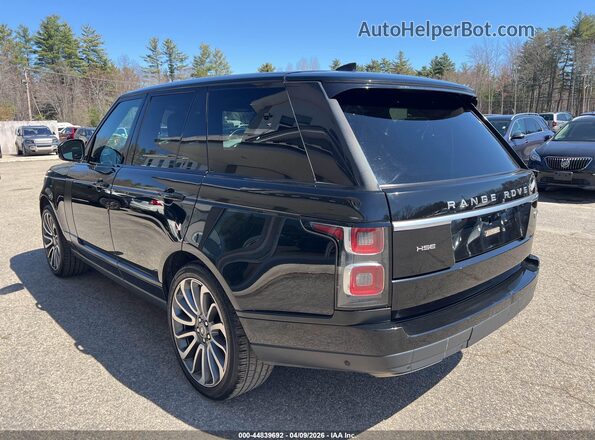 SALGS2SV8KA517596 2019 LAND ROVER RANGE ROVER Черный Задняя левая четверть