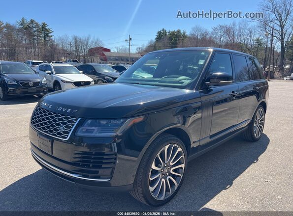 SALGS2SV8KA517596 2019 LAND ROVER RANGE ROVER Черный Передняя левая четверть