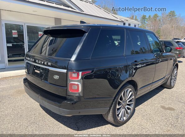 SALGS2SV8KA517596 2019 LAND ROVER RANGE ROVER Черный Задняя правая четверть