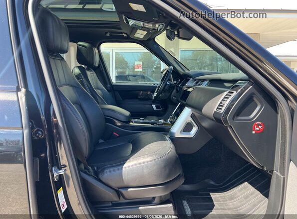 SALGS2SV8KA517596 2019 LAND ROVER RANGE ROVER Черный Вид салона спереди