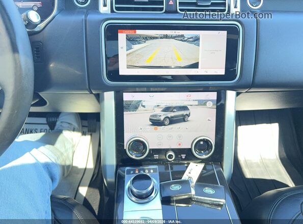 SALGS2SV8KA517596 2019 LAND ROVER RANGE ROVER Черный Вид спереди