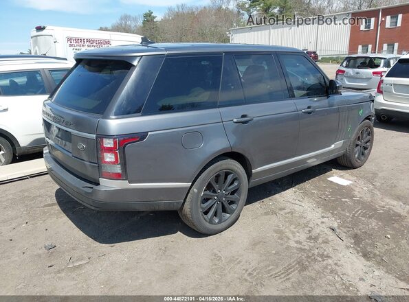 SALGS2VF2GA270989 2016 LAND ROVER RANGE ROVER Gray Задня права чверть
