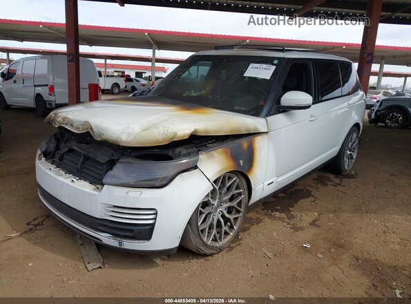 SALGS5RE3JA391783 2018 LAND ROVER RANGE ROVER Белый Передняя левая четверть