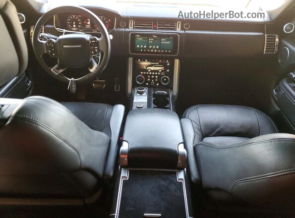 SALGS5SE0MA422390 2021 LAND ROVER RANGE Black Вид панелі приладів