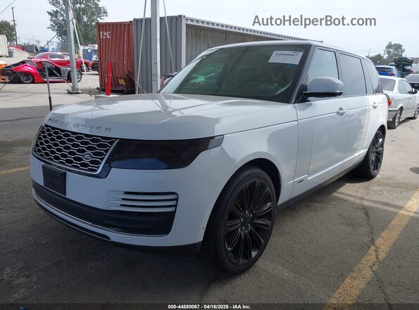 SALGS5SE4LA590743 2020 LAND ROVER RANGE ROVER White წინა მარცხენა ხედი სამი მეოთხედიდან