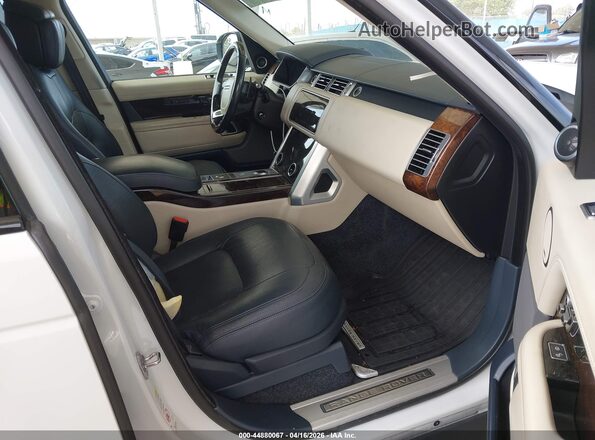 SALGS5SE4LA590743 2020 LAND ROVER RANGE ROVER White წინა სალონის ხედი