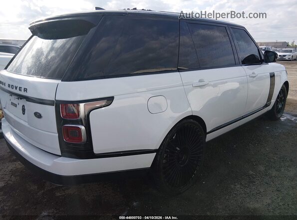 SALGS5SE9MA422243 2021 LAND ROVER RANGE ROVER White Tył prawy