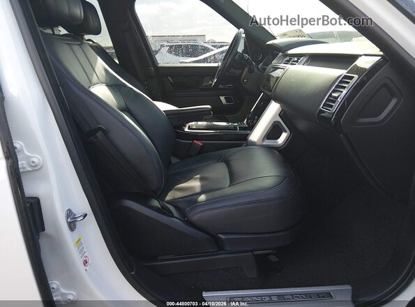 SALGS5SE9MA422243 2021 LAND ROVER RANGE ROVER White Widok wnętrza z przodu