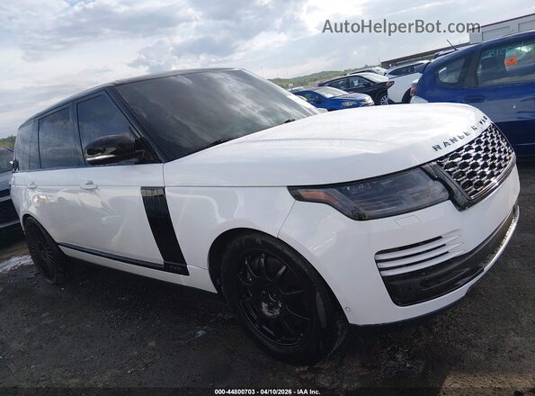 SALGS5SE9MA422243 2021 LAND ROVER RANGE ROVER White Widok wnętrza z tyłu