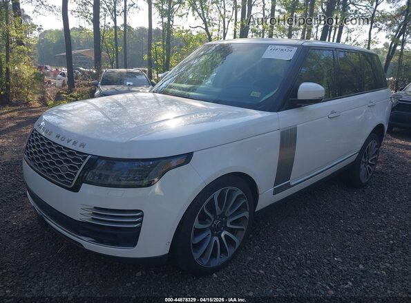 SALGV2RE6JA394652 2018 LAND ROVER RANGE ROVER Белый Передняя левая четверть