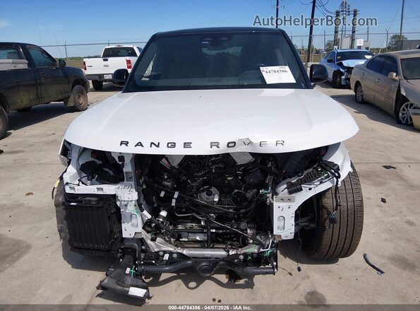 SALKP9E90SA300434 2025 LAND ROVER RANGE ROVER White Vista interior trasera