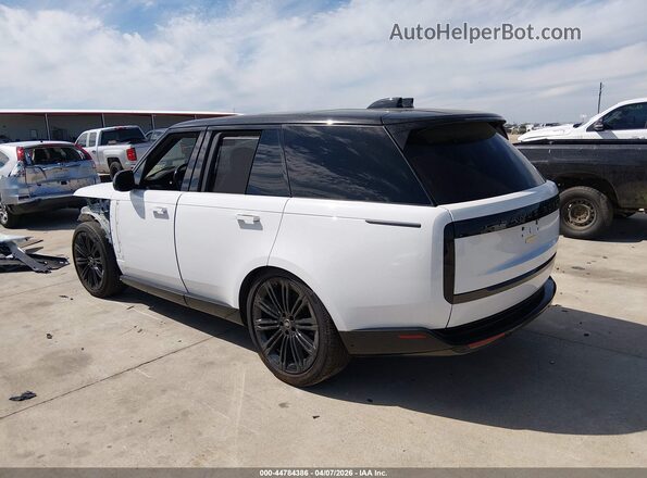 SALKP9E90SA300434 2025 LAND ROVER RANGE ROVER White Trasero izquierdo