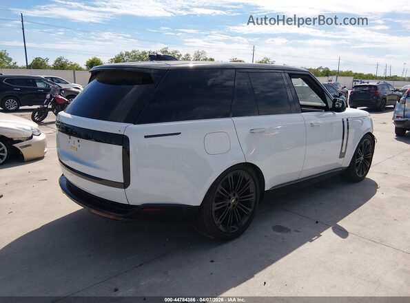 SALKP9E90SA300434 2025 LAND ROVER RANGE ROVER White Trasero derecho