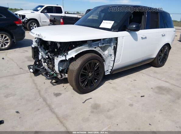 SALKP9E90SA300434 2025 LAND ROVER RANGE ROVER White Vista tres cuartos delantera izquierda