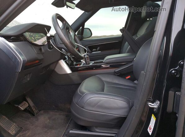 SALKPBE74PA021629 2023 LAND ROVER RANGE Black წინა სალონის ხედი