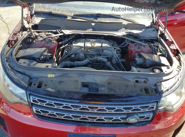 SALRGBBV8HA046875 2017 LAND ROVER DISCOVERY Red Rear interior view