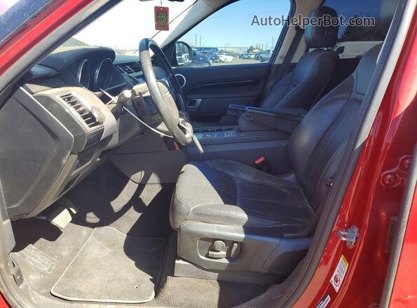 SALRGBBV8HA046875 2017 LAND ROVER DISCOVERY Red Front interior view