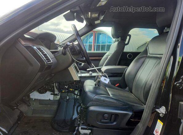 SALRR2RVXKA096314 2019 LAND ROVER DISCOVERY Black წინა სალონის ხედი