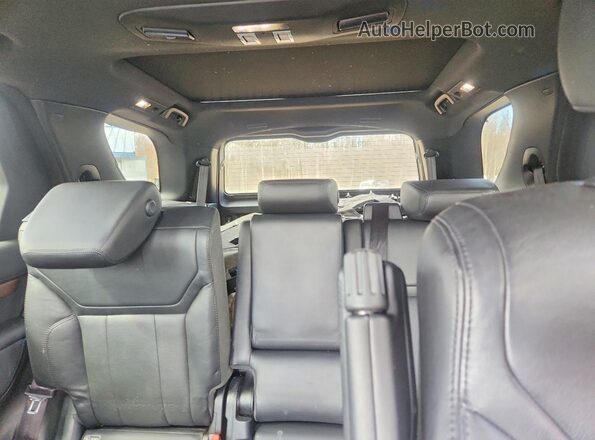 SALRR2RVXKA096314 2019 LAND ROVER DISCOVERY Black უკანა სავარძლების ხედი