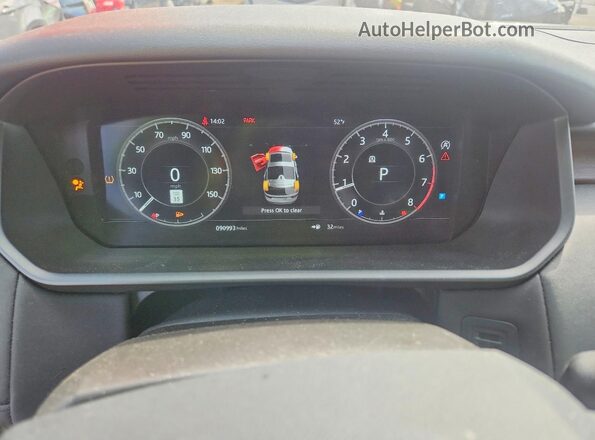 SALRR2RVXKA096314 2019 LAND ROVER DISCOVERY Black ხელსაწყოთა პანელის ხედი