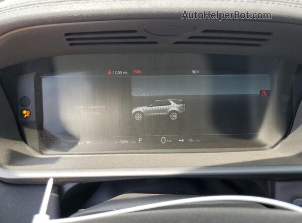 SALRT2RK1JA075518 2018 LAND ROVER DISCOVERY Black Instrument cluster view