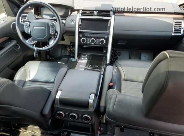 SALRT2RK1JA075518 2018 LAND ROVER DISCOVERY Black Dashboard view