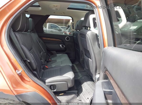 SALRT2RV0JA050331 2018 LAND ROVER DISCOVERY Orange VIN კოდის სტიკერის ხედი