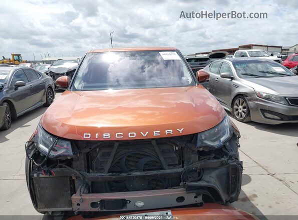 SALRT2RV0JA050331 2018 LAND ROVER DISCOVERY Orange უკანა სალონის ხედი