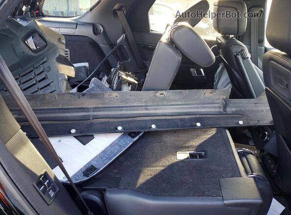 SALRT4EU4N2460414 2022 LAND ROVER DISCOVERY Black Вид задньої частини салону