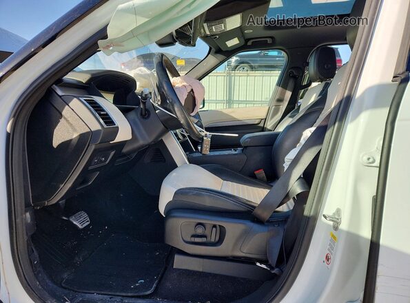 SALRT4EU8N2456799 2022 LAND ROVER DISCOVERY White წინა სალონის ხედი
