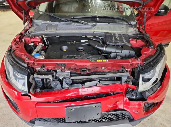 SALVP2BG4GH080690 2016 LAND ROVER RANGE Red Вид підкапотного простору