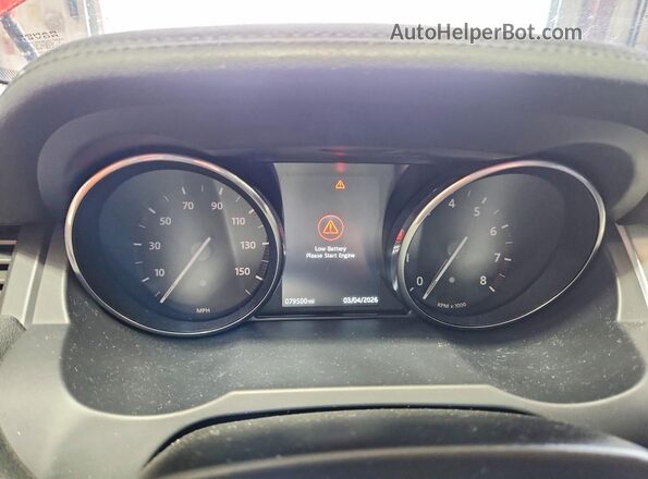 SALVP2BG4GH080690 2016 LAND ROVER RANGE Red Вид щитка приладів