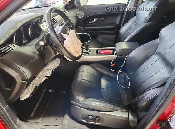 SALVP2BG4GH080690 2016 LAND ROVER RANGE Red Вид салону спереду
