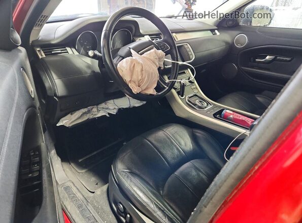 SALVP2BG4GH080690 2016 LAND ROVER RANGE Red Вид панелі приладів