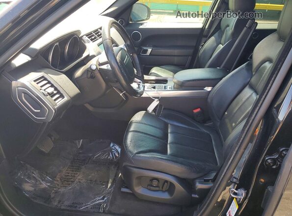 SALWG2FK9HA687455 2017 LAND ROVER RANGE Черный Вид салона спереди