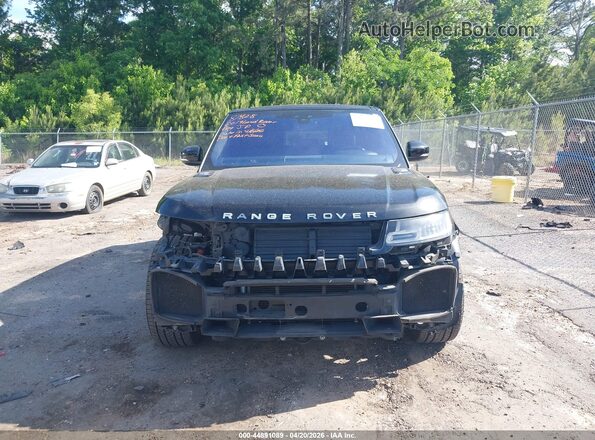 SALWG2RV2JA400131 2018 LAND ROVER RANGE ROVER SPORT Black Widok wnętrza z tyłu