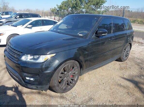 SALWR2FE5HA174255 2017 LAND ROVER RANGE ROVER SPORT Black Vista tres cuartos delantera izquierda