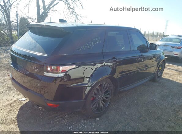SALWR2FE5HA174255 2017 LAND ROVER RANGE ROVER SPORT Black Trasero derecho