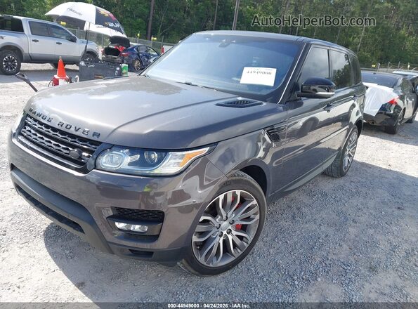 SALWR2FE6HA132046 2017 LAND ROVER RANGE ROVER SPORT Gray წინა მარცხენა ხედი სამი მეოთხედიდან