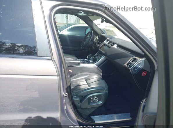 SALWR2FE6HA132046 2017 LAND ROVER RANGE ROVER SPORT Gray წინა სალონის ხედი