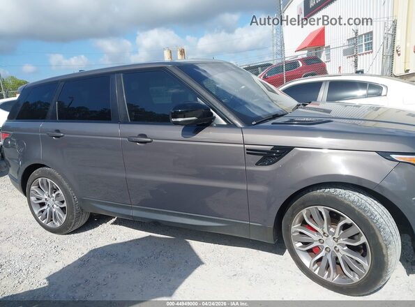 SALWR2FE6HA132046 2017 LAND ROVER RANGE ROVER SPORT Gray უკანა სალონის ხედი