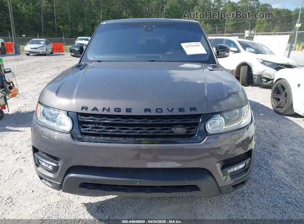 SALWR2FE6HA132046 2017 LAND ROVER RANGE ROVER SPORT Gray ხელსაწყოთა პანელის ხედი