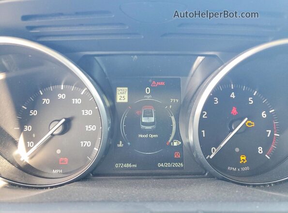 SALWR2FV9HA677349 2017 LAND ROVER RANGE Белый Вид щитка приборов