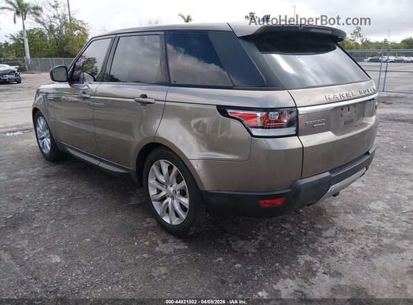 SALWR2KF0GA627789 2016 LAND ROVER RANGE ROVER SPORT Brown Trasero izquierdo
