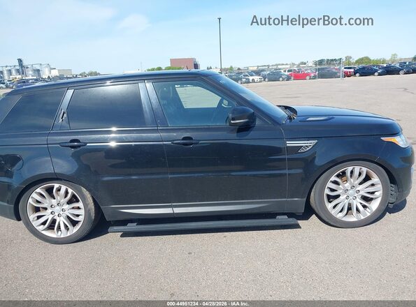 SALWR2KF4GA549341 2016 LAND ROVER RANGE ROVER SPORT Black Вид задньої частини салону