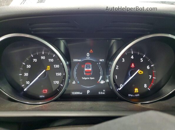 SALWR2PF0GA657657 2016 LAND ROVER RANGE White Instrument cluster view