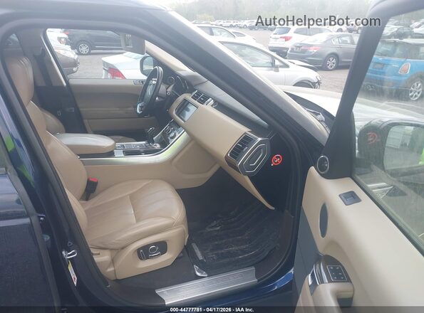 SALWR2PF1GA664116 2016 LAND ROVER RANGE ROVER SPORT Blue Widok wnętrza z przodu