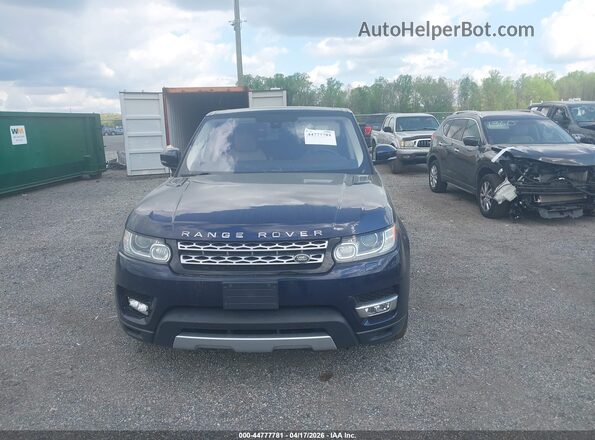 SALWR2PF1GA664116 2016 LAND ROVER RANGE ROVER SPORT Blue Widok zestawu wskaźników